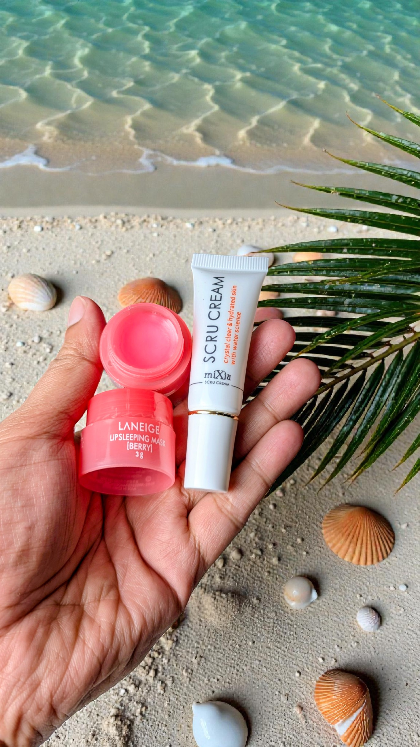 Lip Care Combo Set (Scru Cream Lip Scrub 15gm + Laneige Lip Mask (3gm)