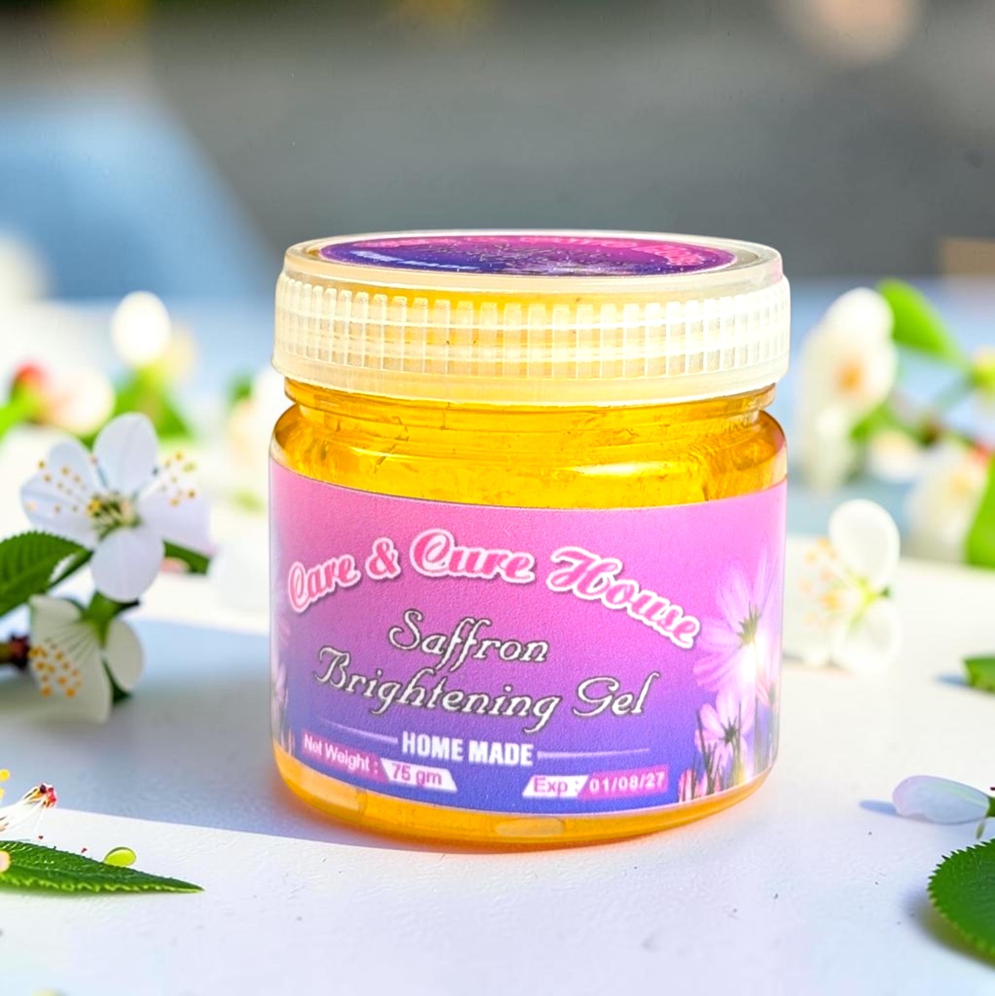 Organic Saffron Brightening Gel (75 gm)