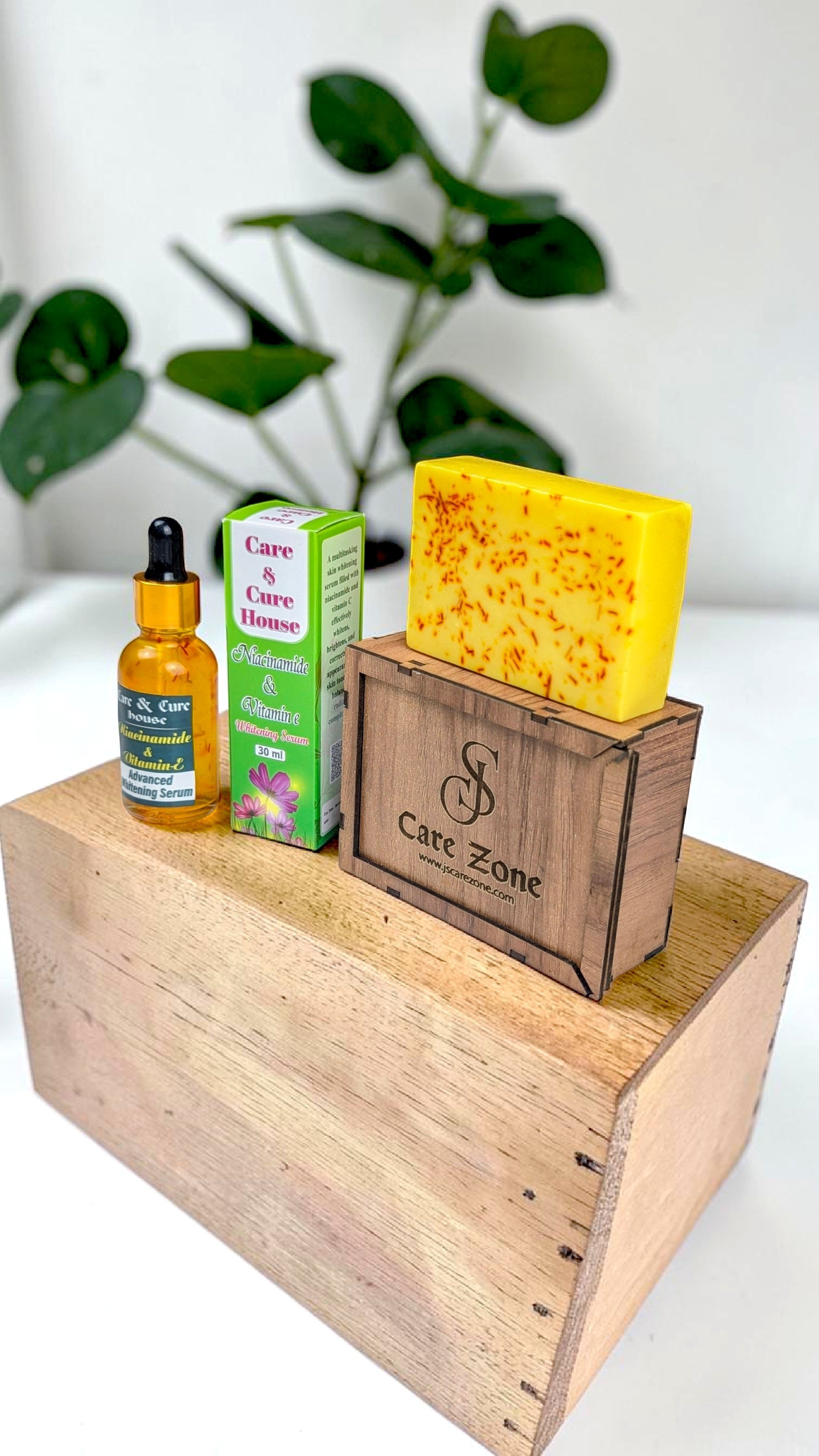 Saffron Whitening Serum & Saffron Goat Milk Soap Combo